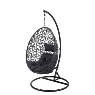 Melns dārza piekaramais krēsls Bonami Selection Costelo