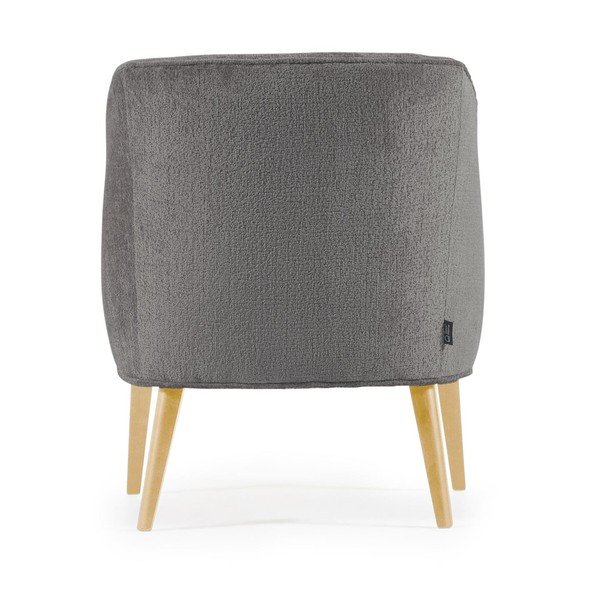 Pelēks krēsls Bobly – Kave Home-image-4