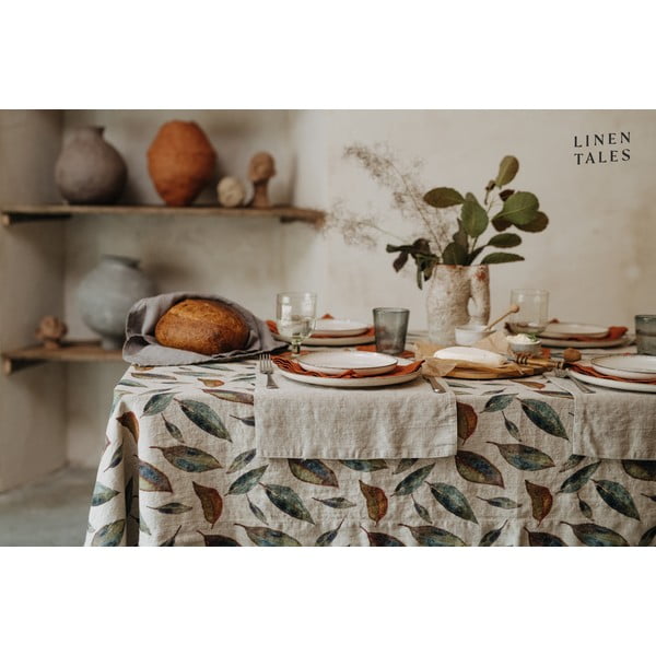 Bēšs lina paliktnis Linen Tales, 35 x 45 cm-image-1