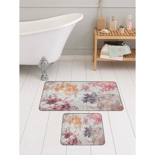 Rozā/violeti vannas istabas paklājiņi (2 gab.) 60x100 cm – Mila Home-image-1