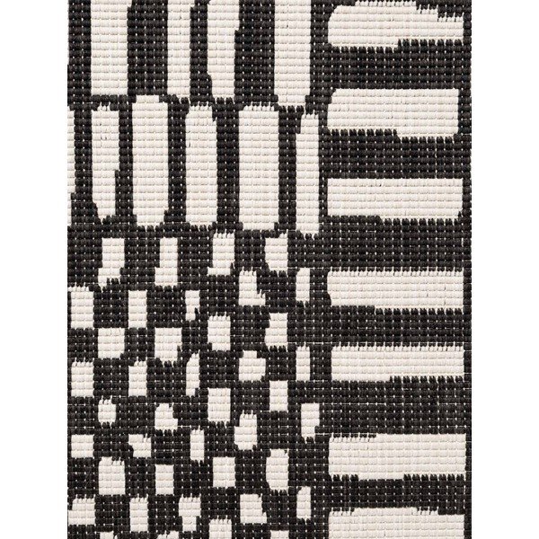 Melns/krēmkrāsas iekštelpu un āra paklājs 120x170 cm Haringey Barkham – Ted Baker-image-4