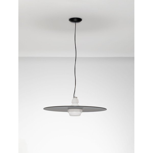 Matēti melna tērauda piekaramā lampa ø 60 cm Lora – Nova Luce-image-4