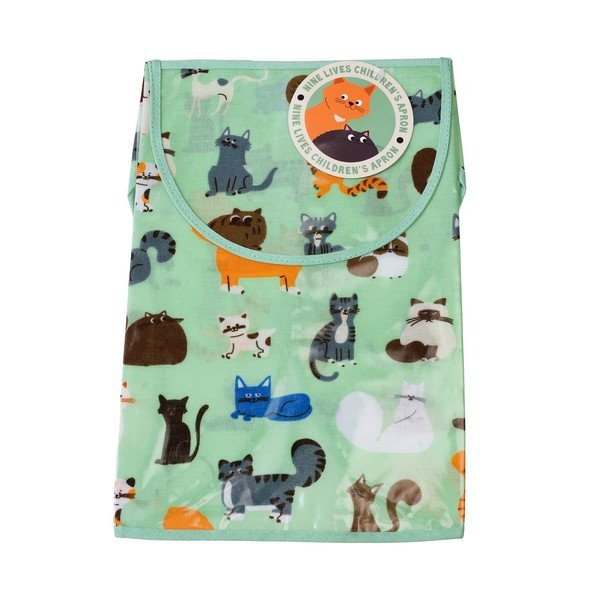 Zaļš bērnu priekšauts Rex London Nine Lives-image-2