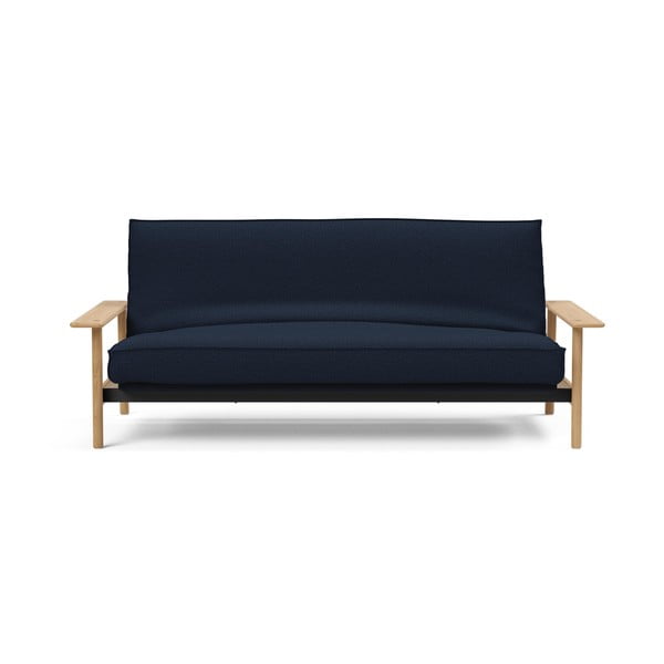 Tumši zils dīvāns ar noņemamu pārvalku Inovācija Balder Mixed Dance Blue, 97 x 230 cm