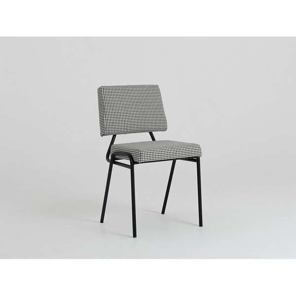 Balts/melns ēdamistabas krēsls Simple – CustomForm-image-1