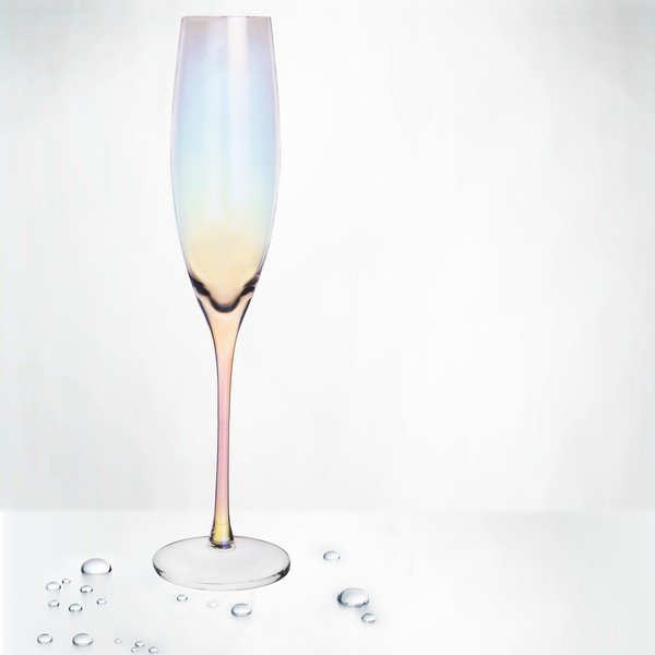 2 šampaniešu glāžu komplekts Orion Luster, 220 ml-image-1