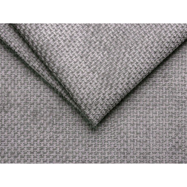 Pelēka polsterēta vienvietīga gulta bez galvgaļa 90x200 cm Whale – Micadoni -image-3