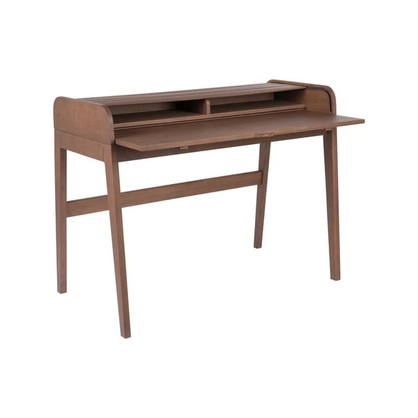 Brūns rakstāmgalds ar izvelkamu virsmu Zuiver Barbier-image-3