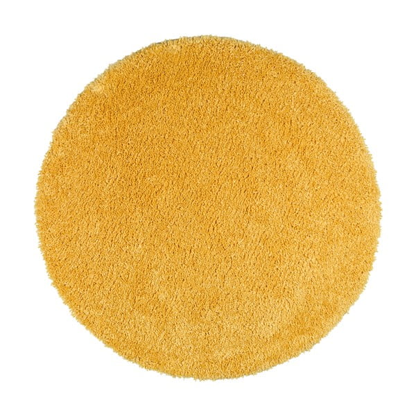 Dzeltens paklājs Universal Aqua Liso, ø 80 cm