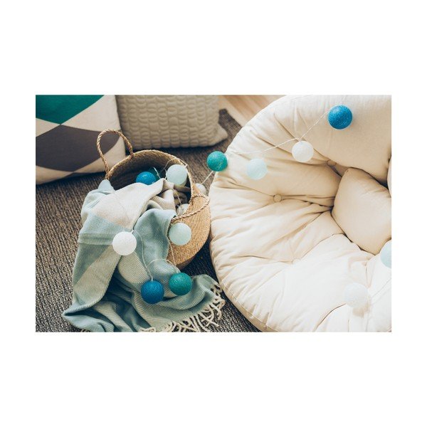 Brūna LED gaismiņu virtene LUKKA, 30 gaismiņas-image-4