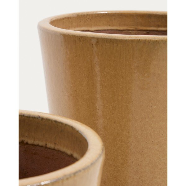 Keramikas puķu podi (3 gab.) ø 47 cm Rotja – Kave Home-image-2