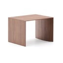 Sānu galdiņš ar riekstkoka imitāciju 40x55 cm Litto – Kave Home