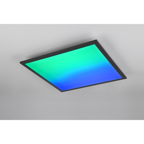 Melna LED griestu lampa 44.5x44.5 cm Beta – Reality-image-3