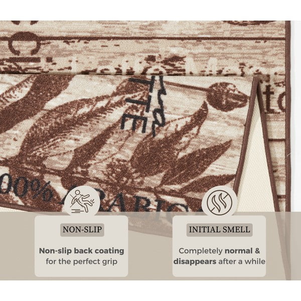 Brūns virtuves paklājs Hanse Home Delicious Coffee, 67 x 180 cm-image-4