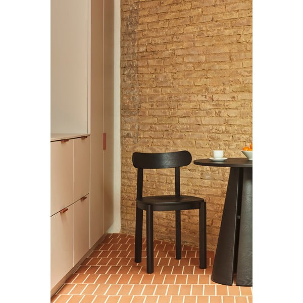 Apaļš ēdamgalds ar oškoka imitācijas galda virsmu ø 65 cm Cep – Teulat-image-3