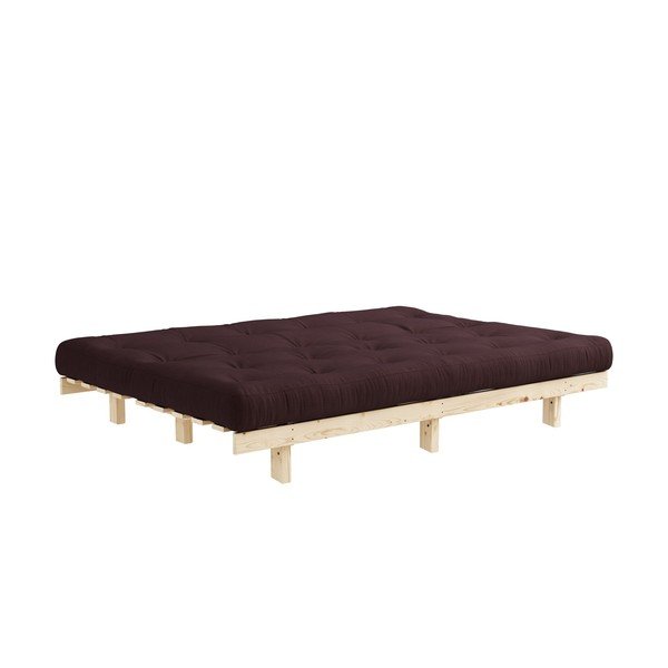Izvelkamais dīvāns Karup Design Lean Raw Brown-image-4