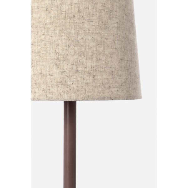 Bēša metāla galda lampa ar auduma abažūru (augstums 60 cm) Assam – Bizzotto-image-2