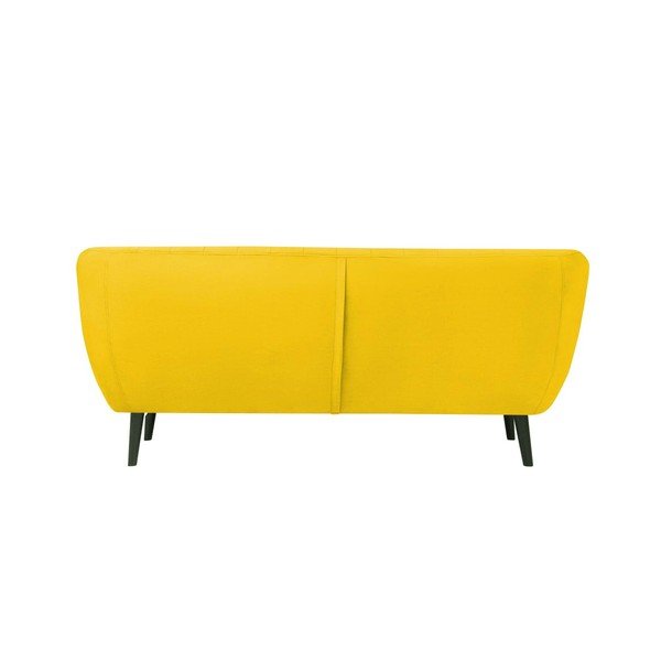 Dzeltens samta dīvāns Mazzini Sofas Toscane, 188 cm-image-4