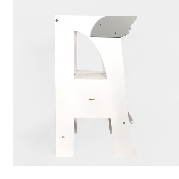 Balts bērnu kāpslītis Montessori – Rocket Baby-image-2