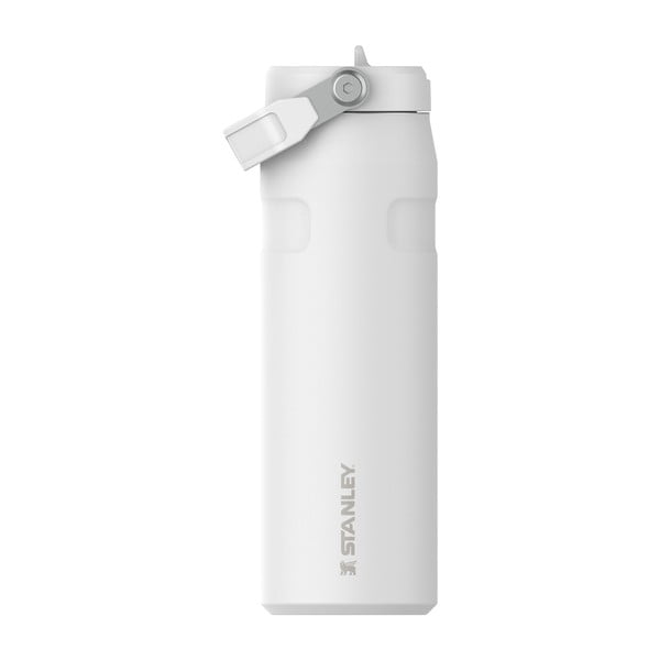 Balts nerūsējošā tērauda termoss 700 ml IceFlow™ Bottle Flip Straw 2.0 Frost – Stanley