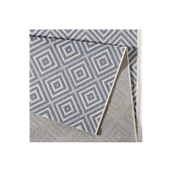 Zils āra paklājs NORTHRUGS Karo, 140 x 200 cm-image-3