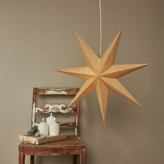 Ziemassvētku gaismas dekors zelta krāsā ø 60 cm Cotton – Star Trading