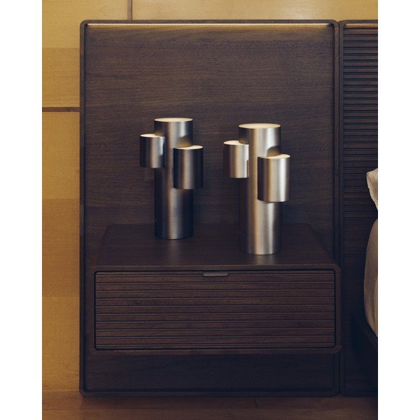 Melna metāla LED galda lampa ar regulējamu spilgtumu (augstums 26,5 cm) Adrina – Kave Home-image-2