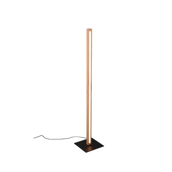Melna/dabīga toņa LED stāvlampa (augstums 115 cm) Bellari – Trio-image-3