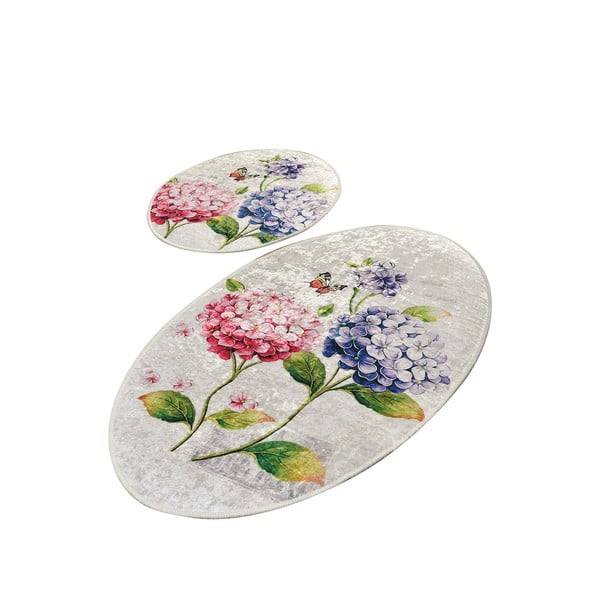 Vannas istabas paklājiņi (2 gab.) 60x100 cm Ortanca – Foutastic