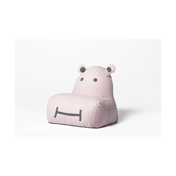 Gaiši rozā bērnu sēžammaiss Hippo – The Brooklyn Kids-image-1