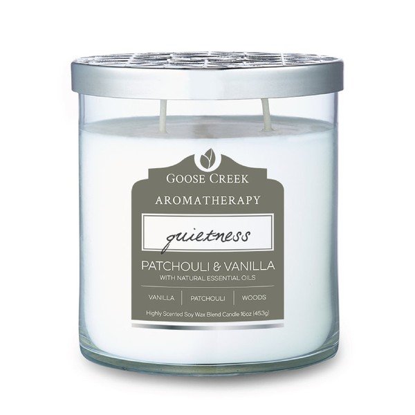 Goose Creek Patchouli & Vanilla Blossom aromātiskā svece, 60 stundas degšanas laiks