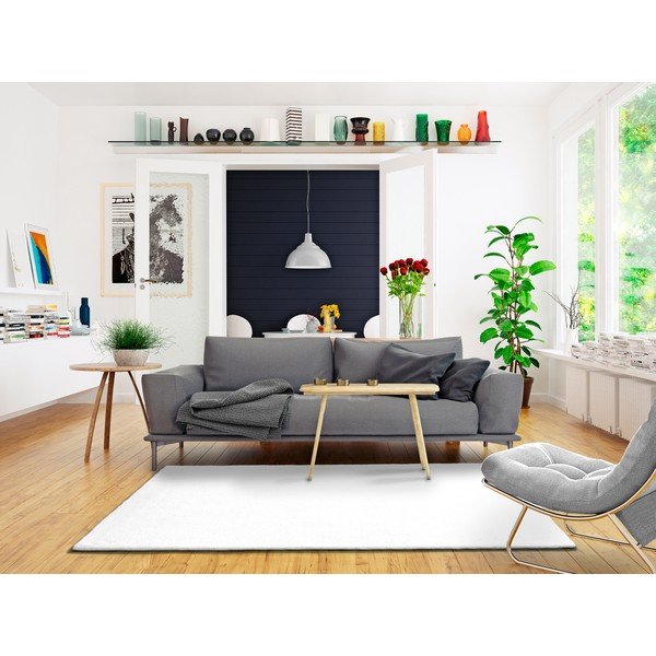 Balts paklājs Universal Berna Liso, 160 x 230 cm-image-1