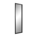 Sienas spogulis melnā rāmī Styler Paris, 47 x 147 cm