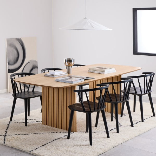 Melns pusdienu krēsls Ida – Actona-image-1