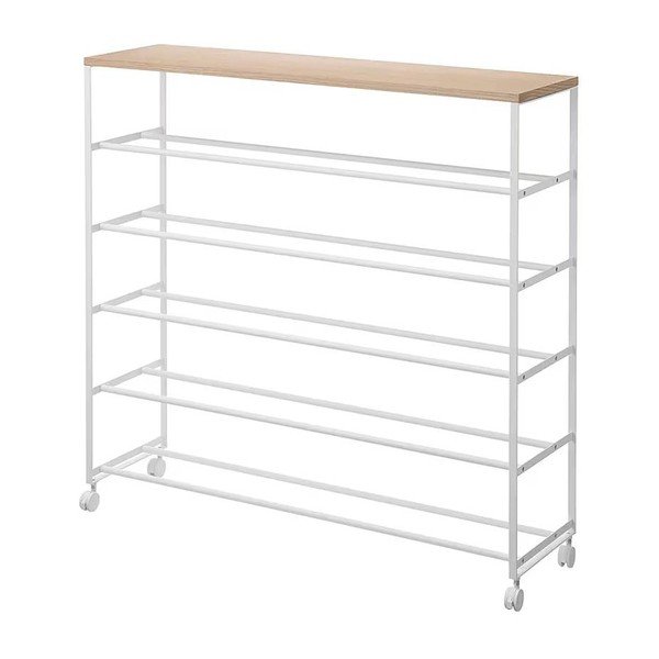 Balts metāla apavu statīvs 90,5x87x26 cm Tower – YAMAZAKI