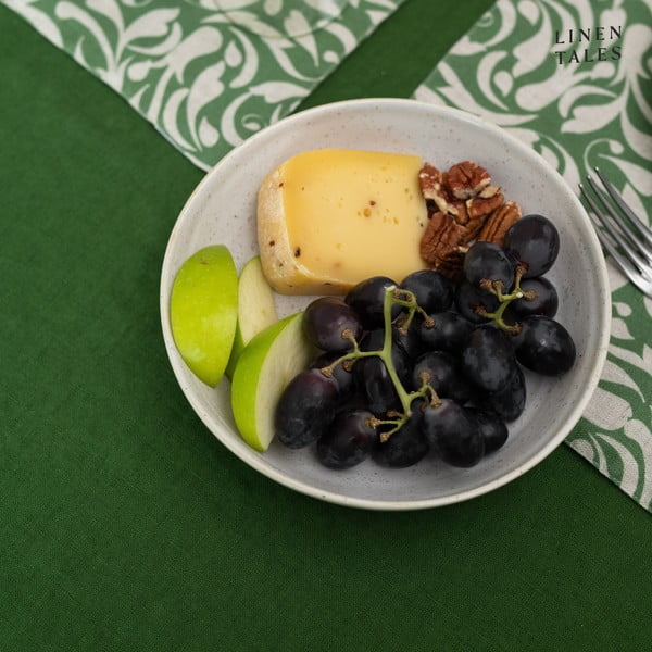 Lina galda celiņš 40x150 cm True Green – Linen Tales-image-2