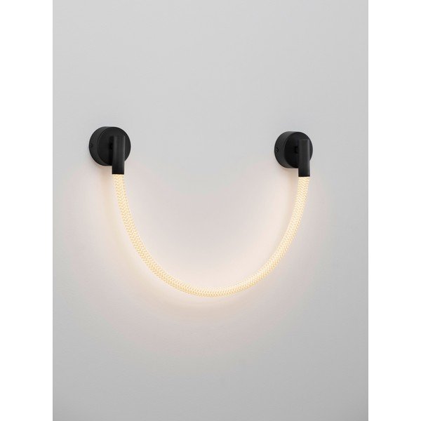 Balta/matēti melna tērauda LED sienas lampa Ilane – Nova Luce-image-2