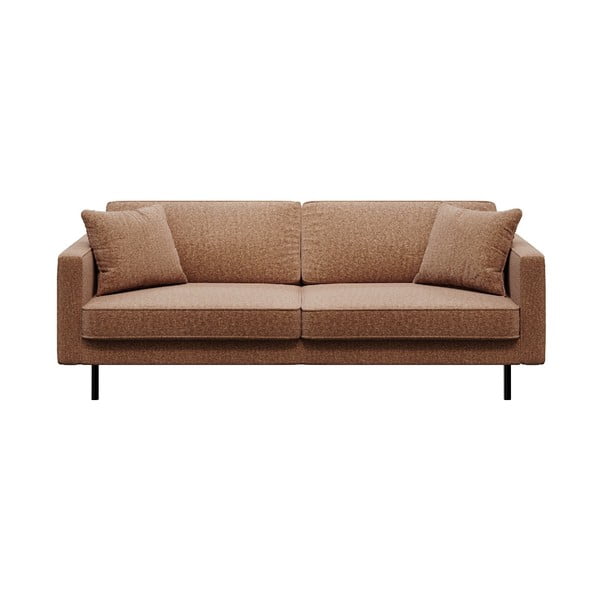 Brūns dīvāns MESONICA Kobo, 207 cm