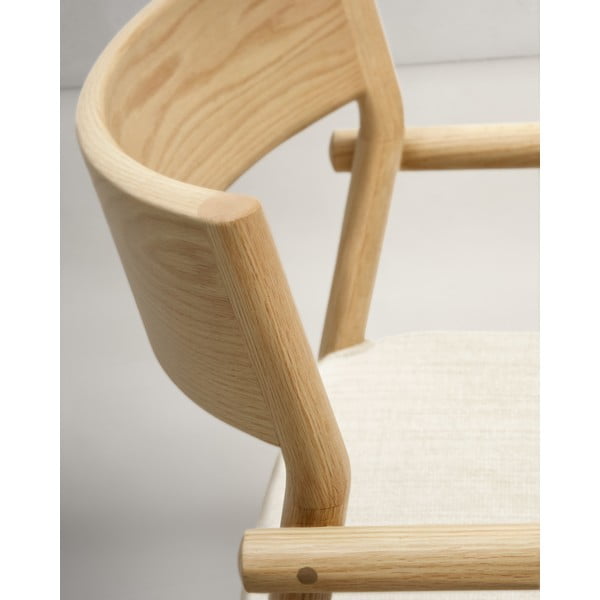 Bēšs/dabīga toņa pusdienu krēsls Falconera – Kave Home-image-4