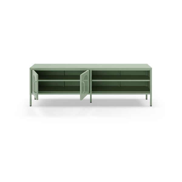 Piparmētru zaļš TV galdiņš 160x50 cm Diora – Marckeric-image-3