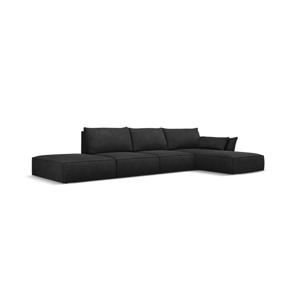 Tumši pelēks stūra dīvāns (labais stūris) Vanda – Mazzini Sofas-image-2