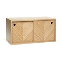 Ozolkoka sienas plaukts Hübsch Herringbone