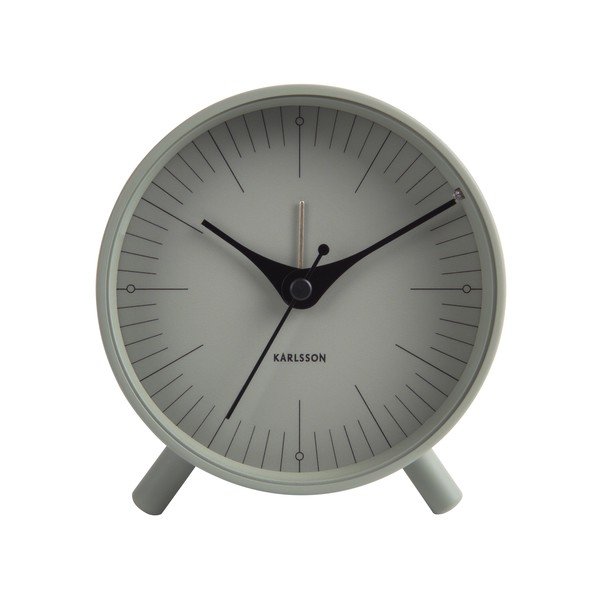 Zaļš metāla modinātājs Karlsson Index, ø 11 cm-image-3