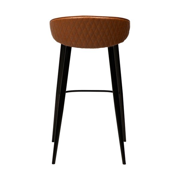 Brūns mākslīgās ādas bāra krēsls DAN-FORM Denmark Dual, augstums 91 cm-image-4