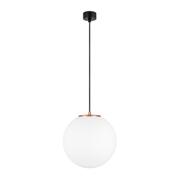 Balta griestu lampa ar vara krāsas ligzdu Sotto Luce TSUKI L, ⌀ 30 cm