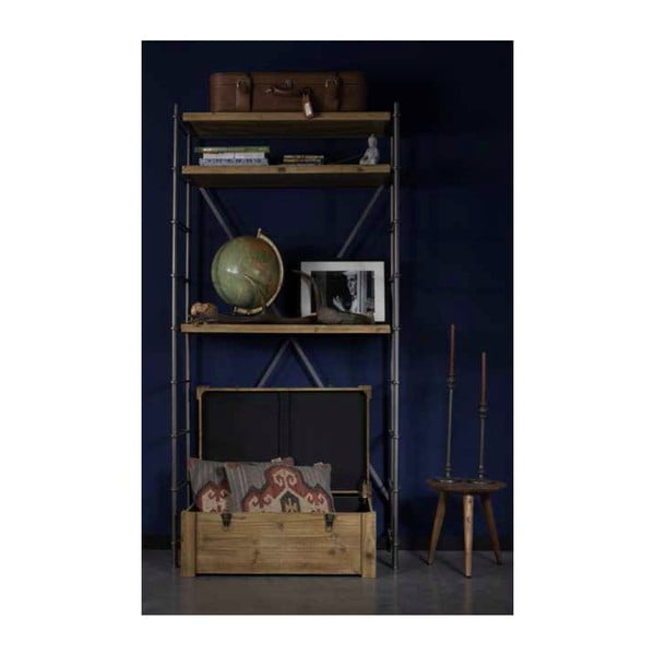 Grāmatu plaukts Dutchbone Iron, augstums 2 m-image-2