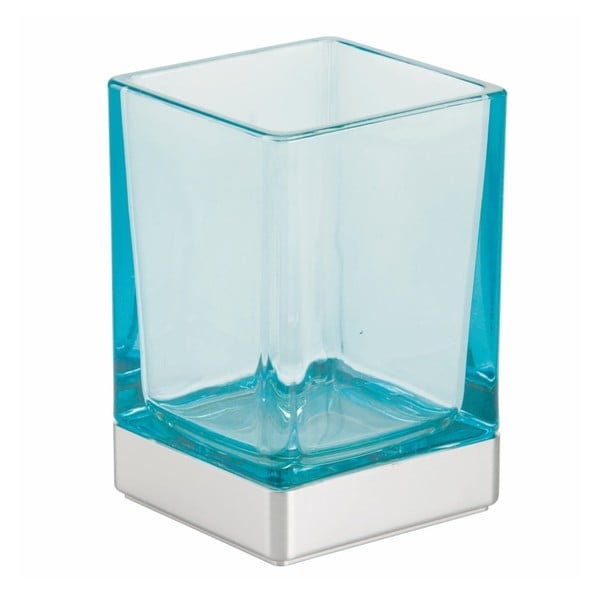 Zila stikla vannas istabas krūze InterDesign