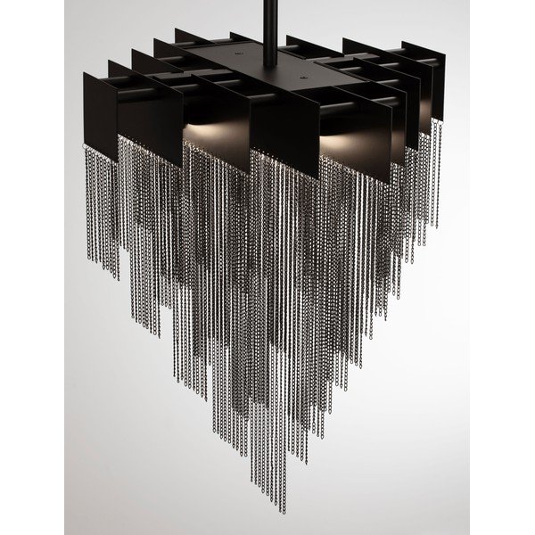 Matēti melna tērauda LED piekaramā lampa ar regulējamu spilgtumu Revια – Nova Luce-image-3