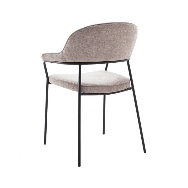 Bēšs pusdienu krēsls ar roku balstiem Kindersley – Unique Furniture-image-3