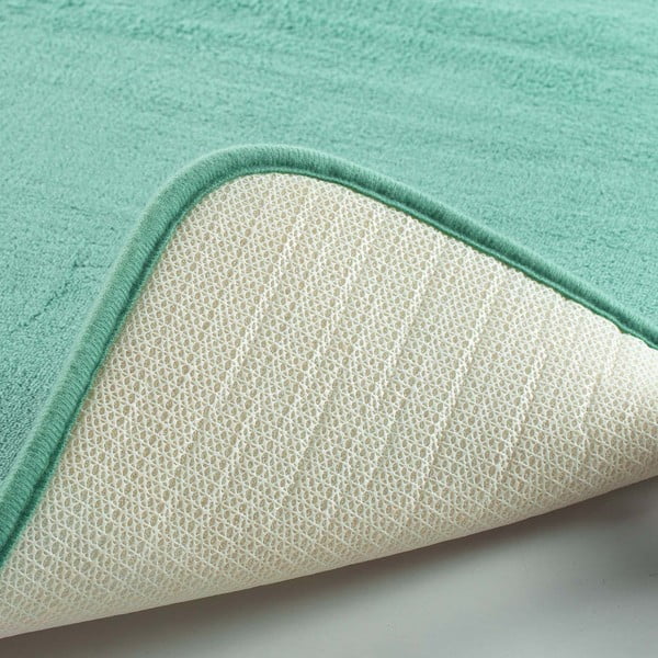 Tirkīzzils vannas istabas paklājiņš 50x120 cm Vitamine – douceur d'intérieur-image-4
